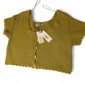 Molly Bracken Mustard Knit Cardigan